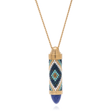 AZUNI - Tulum Totem Bullet Necklace
