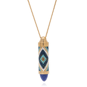 AZUNI - Tulum Totem Bullet Necklace