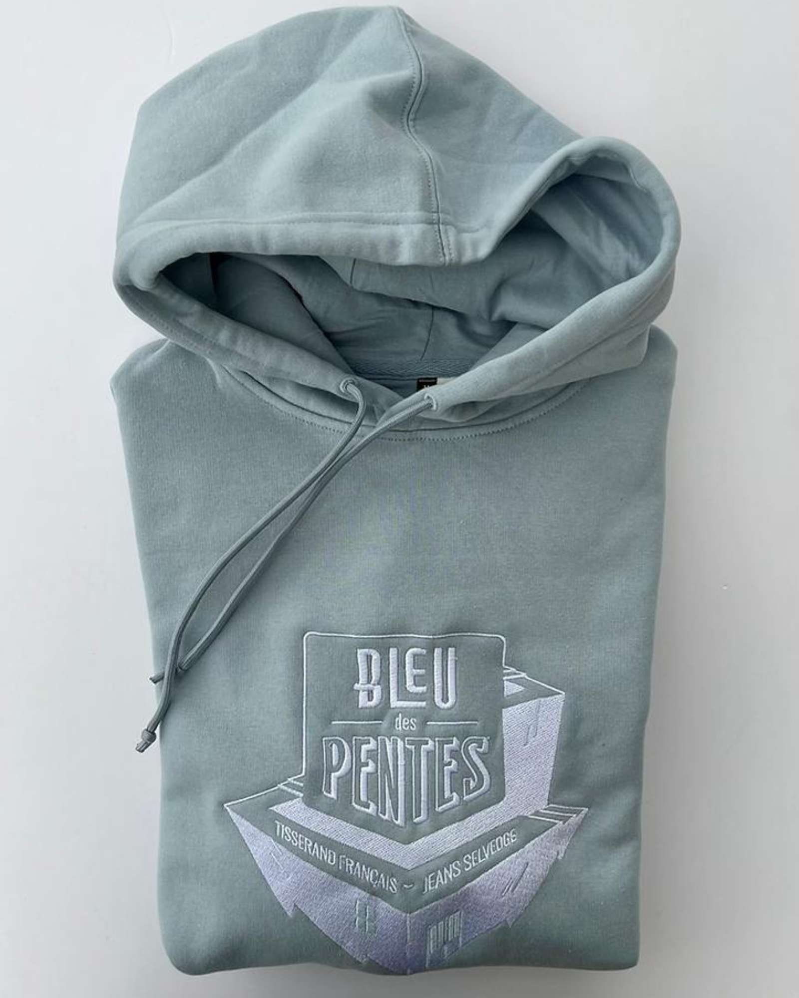 BLEU DES PENTES - Unisex Organic Cotton Sweatshirt | Polar Blue