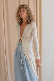 COSSAC - BANANA CARDIGAN | ECRU