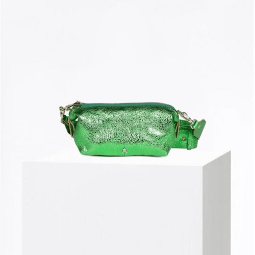 CRAIE STUDIO - DOUDOUNE Belt Bag | Green Metallic