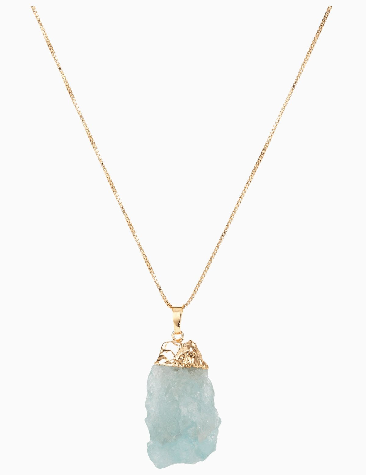 CRYSTAL HAZE - Aquamarine Pendant