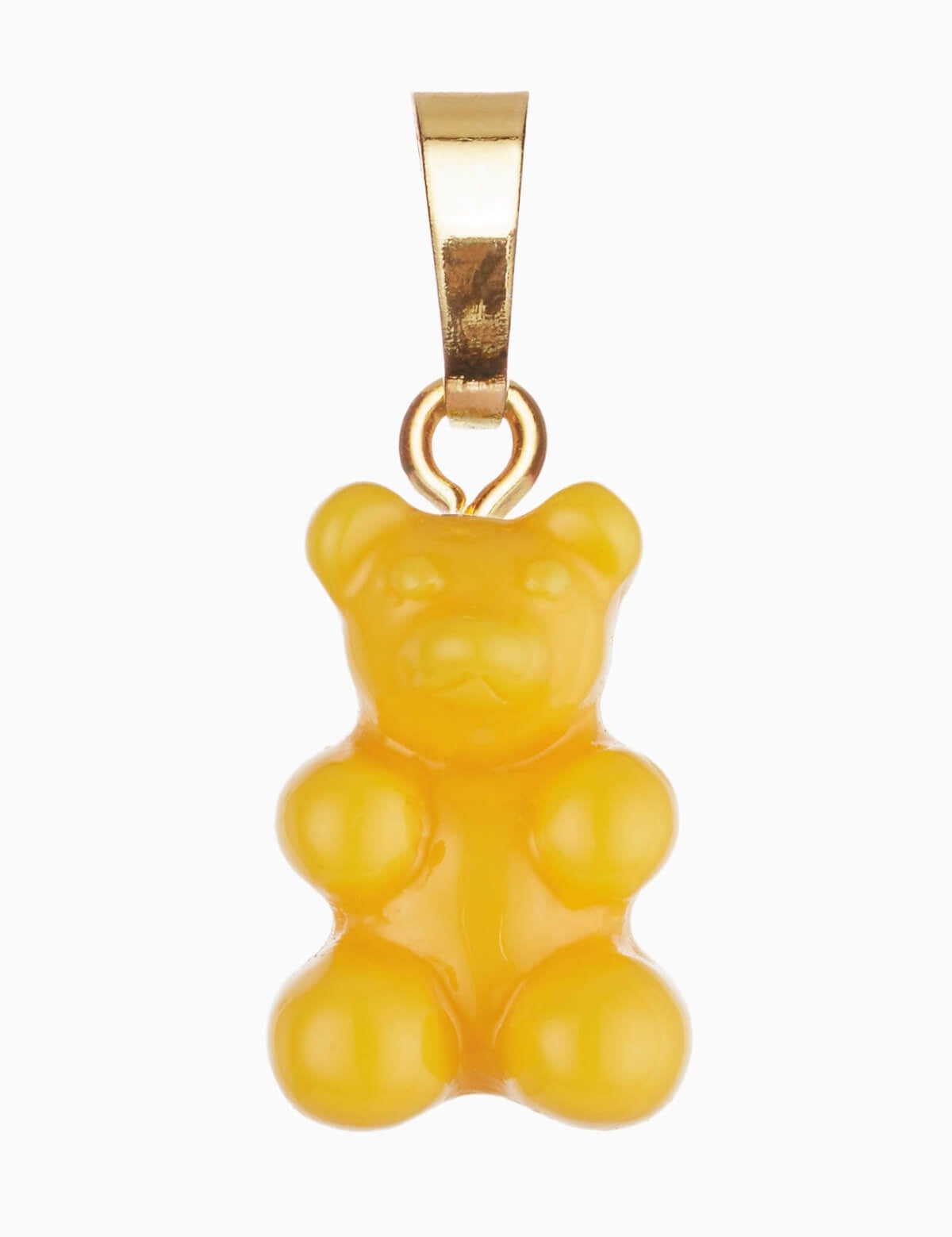 CRYSTAL HAZE - Classic Nostalgia Bear Pendant | Yellow