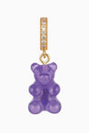 CRYSTAL HAZE - Pave Nostalgia Bear Pendant | Purple