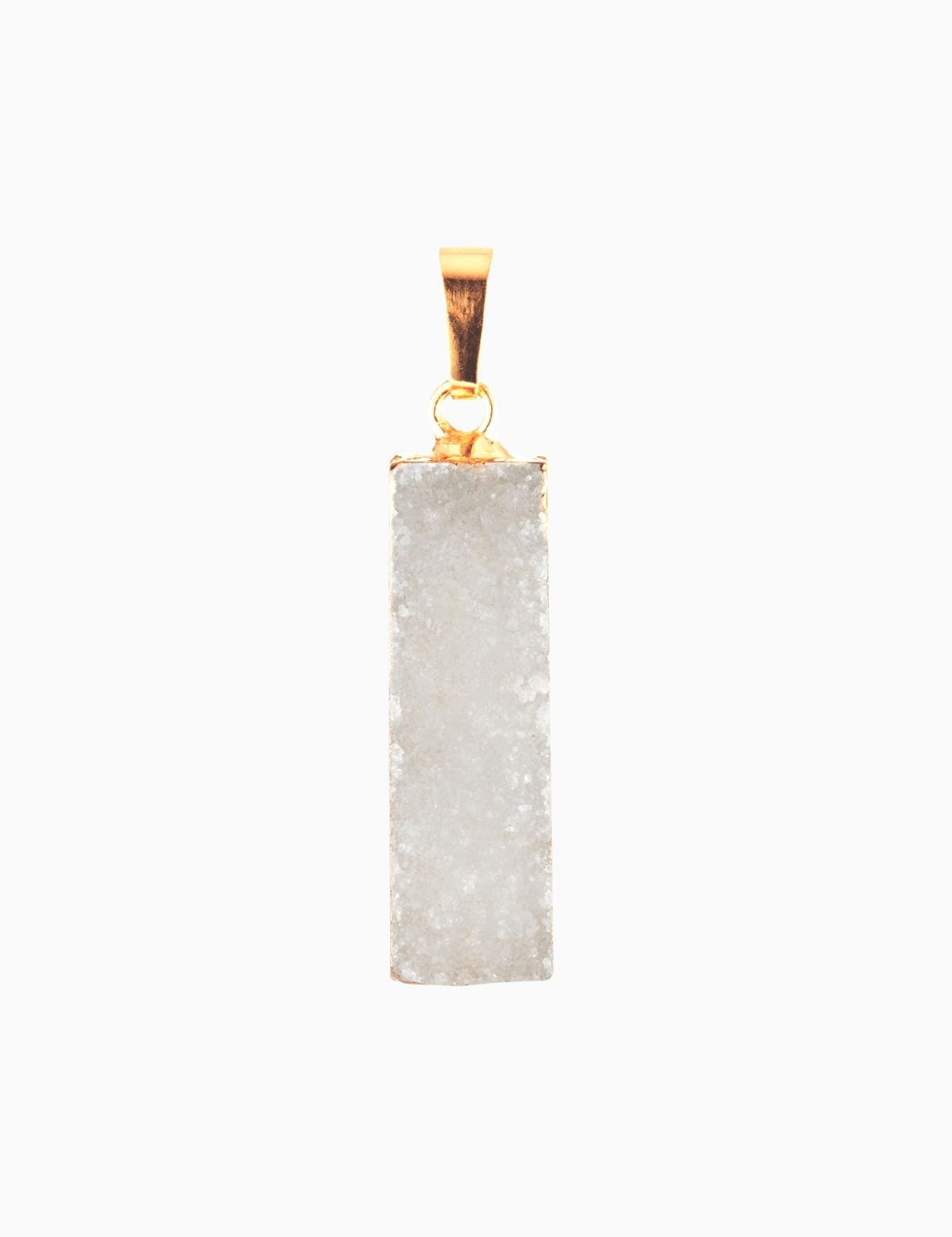 CRYSTAL HAZE - Raw Cut Agate Pendant