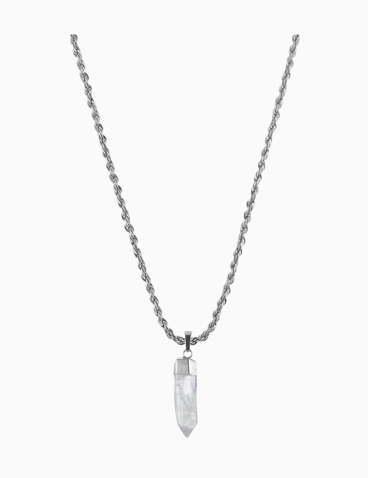 CRYSTAL HAZE - Rock Crystal Pendant