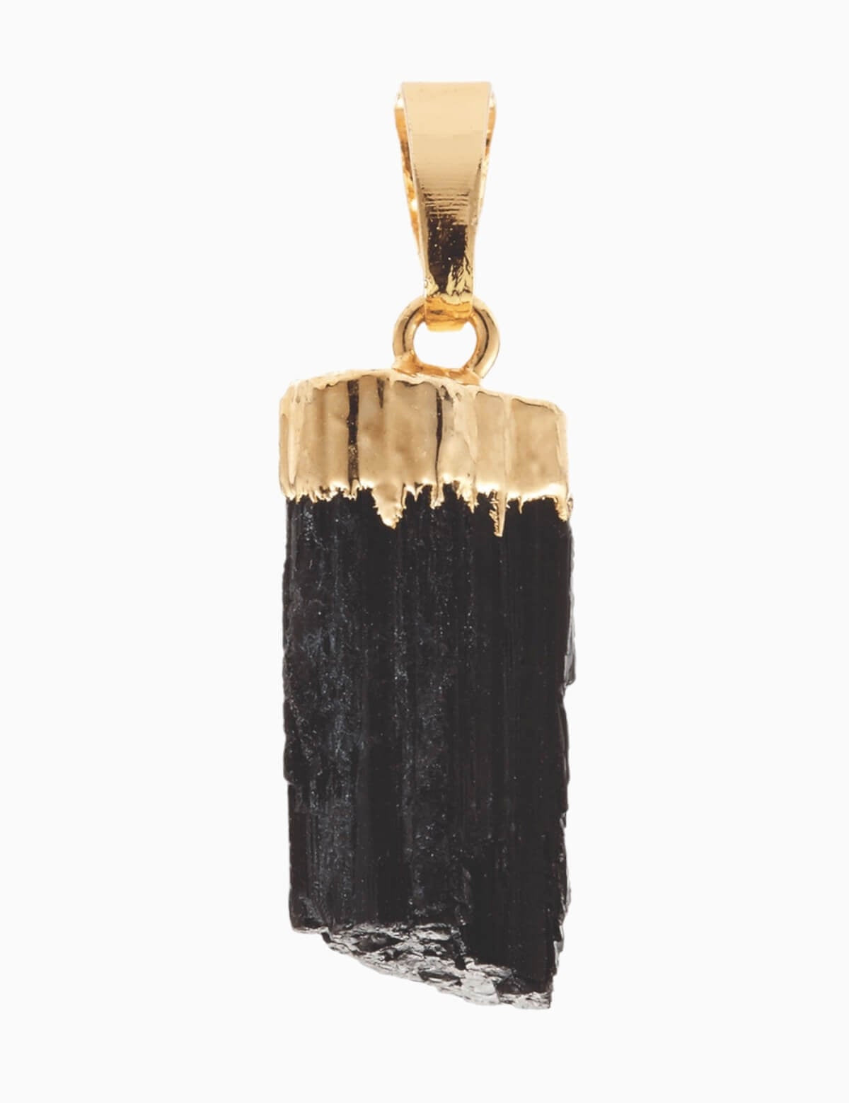 CRYSTAL HAZE - Tourmaline Pendant | Black