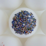 Lavender Bliss Bath Bomb: Handcrafted with Organic Butters, Essential Oils, and a Hidden Message Inside.