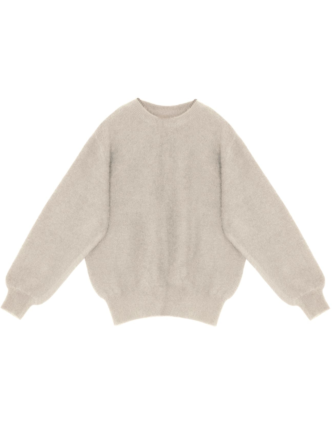EMIN + PAUL - Fluffy Angora Jumper | Cream