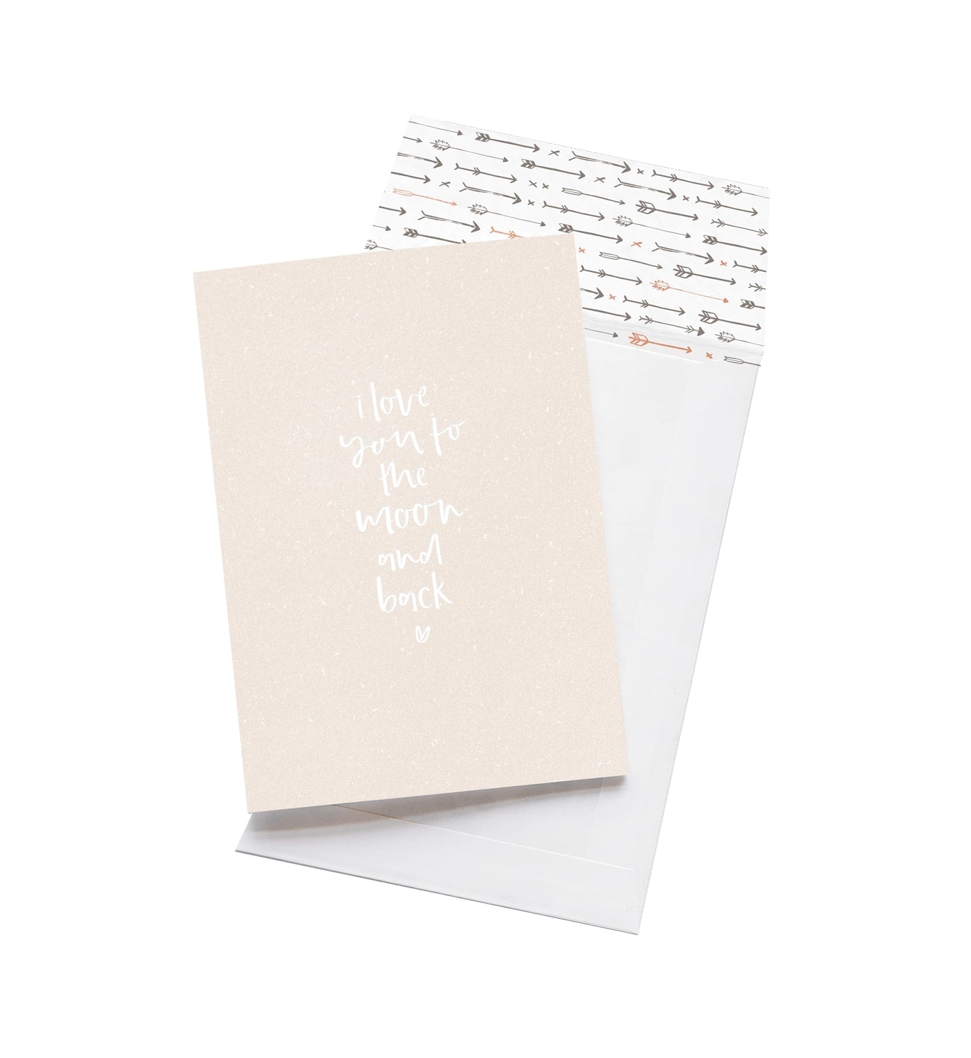 EMMA KATE - I love you to the moon and back GREETING CARD