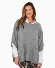 FIVE JEANS - Cashmere Poncho | Grey