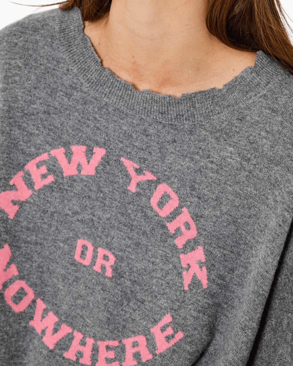 FIVE JEANS - New York Cashmere Blend Sweater | Grey