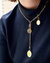 Hypso Paris  Gold-Plated Necklace to be personalised with 3 lucky  charms of your choice