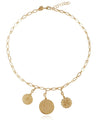 HYPSO PARIS - 3 Things Gold-Plated Necklace with 3 lucky charms