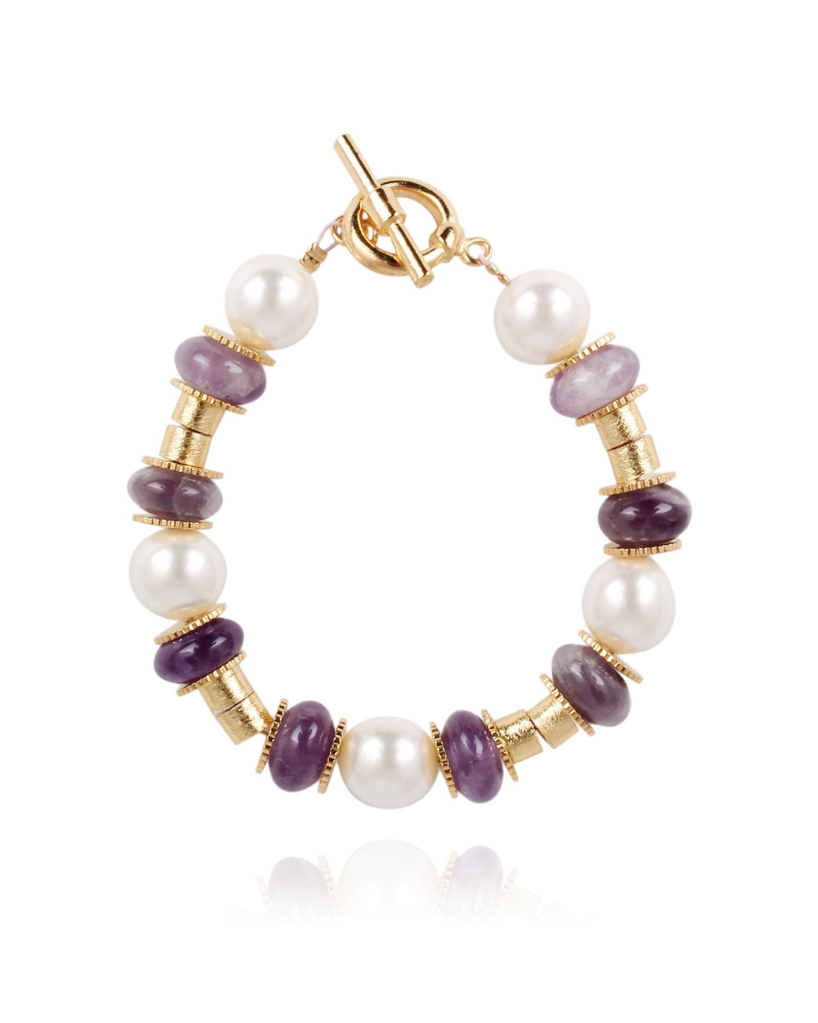 HYPSO PARIS - IMPERIAL Bracelet | White & Purple