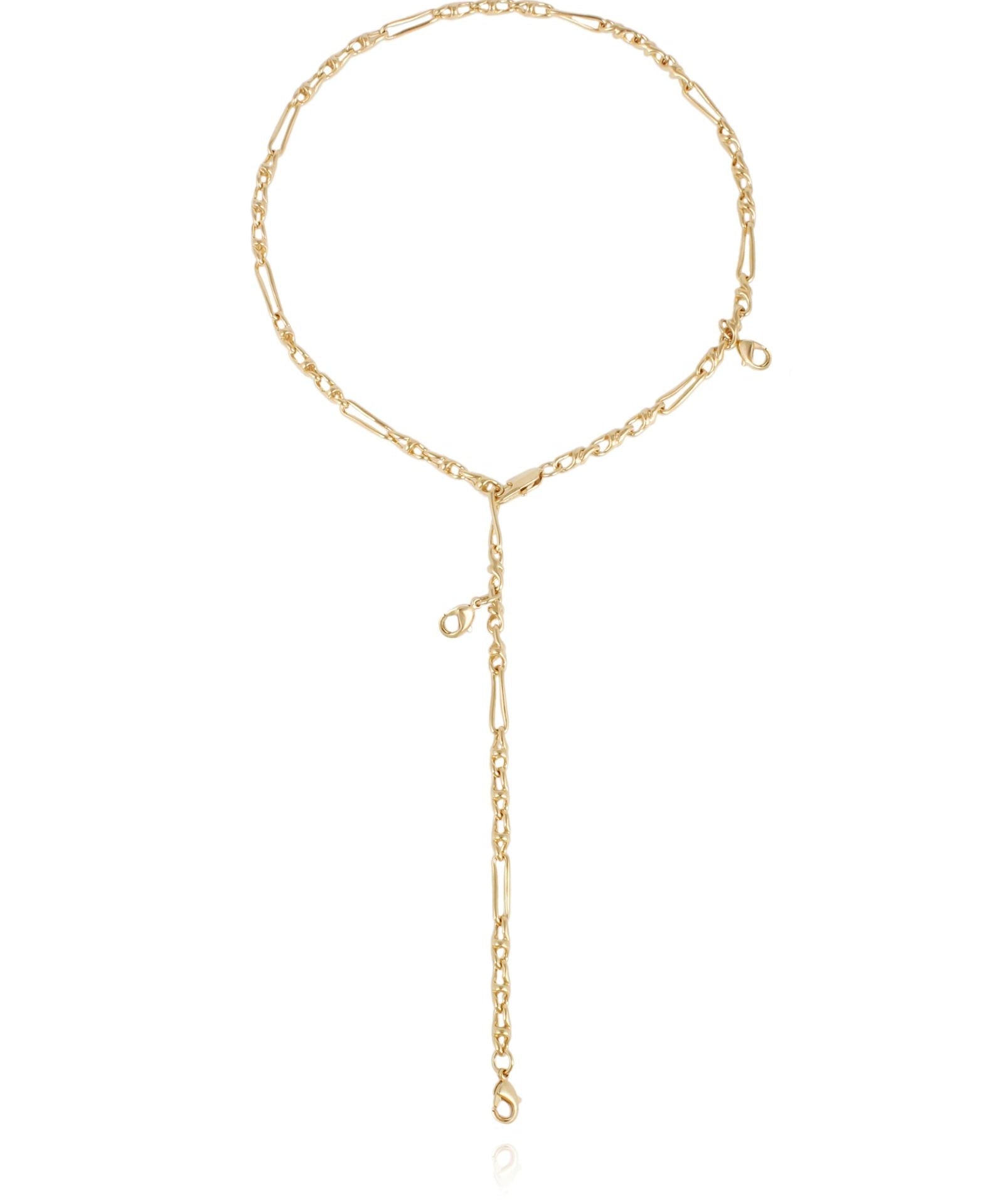 HYPSO PARIS - Necklace with 3 connectors | Gold-plated