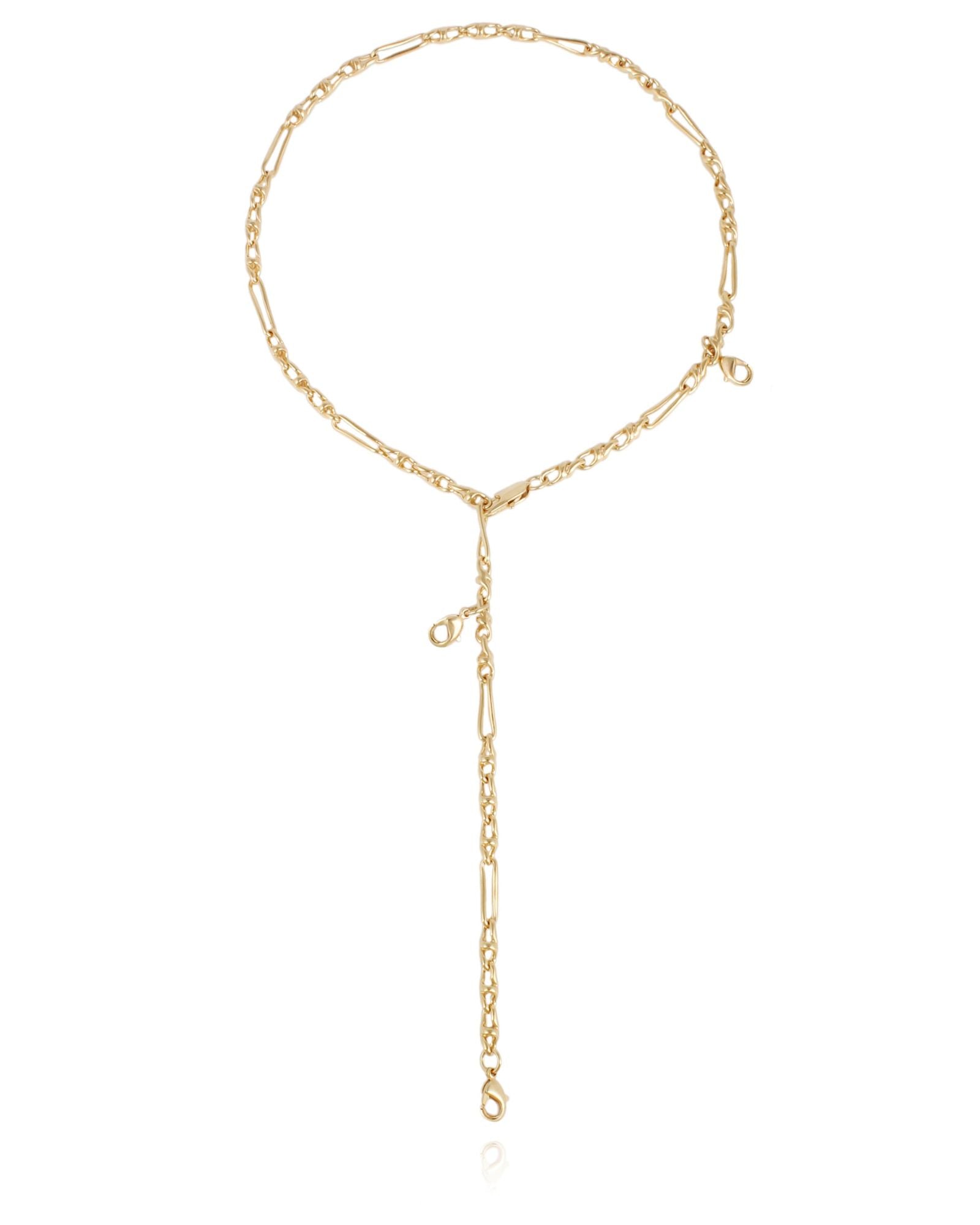 HYPSO PARIS - Necklace with 3 connectors | Gold-plated