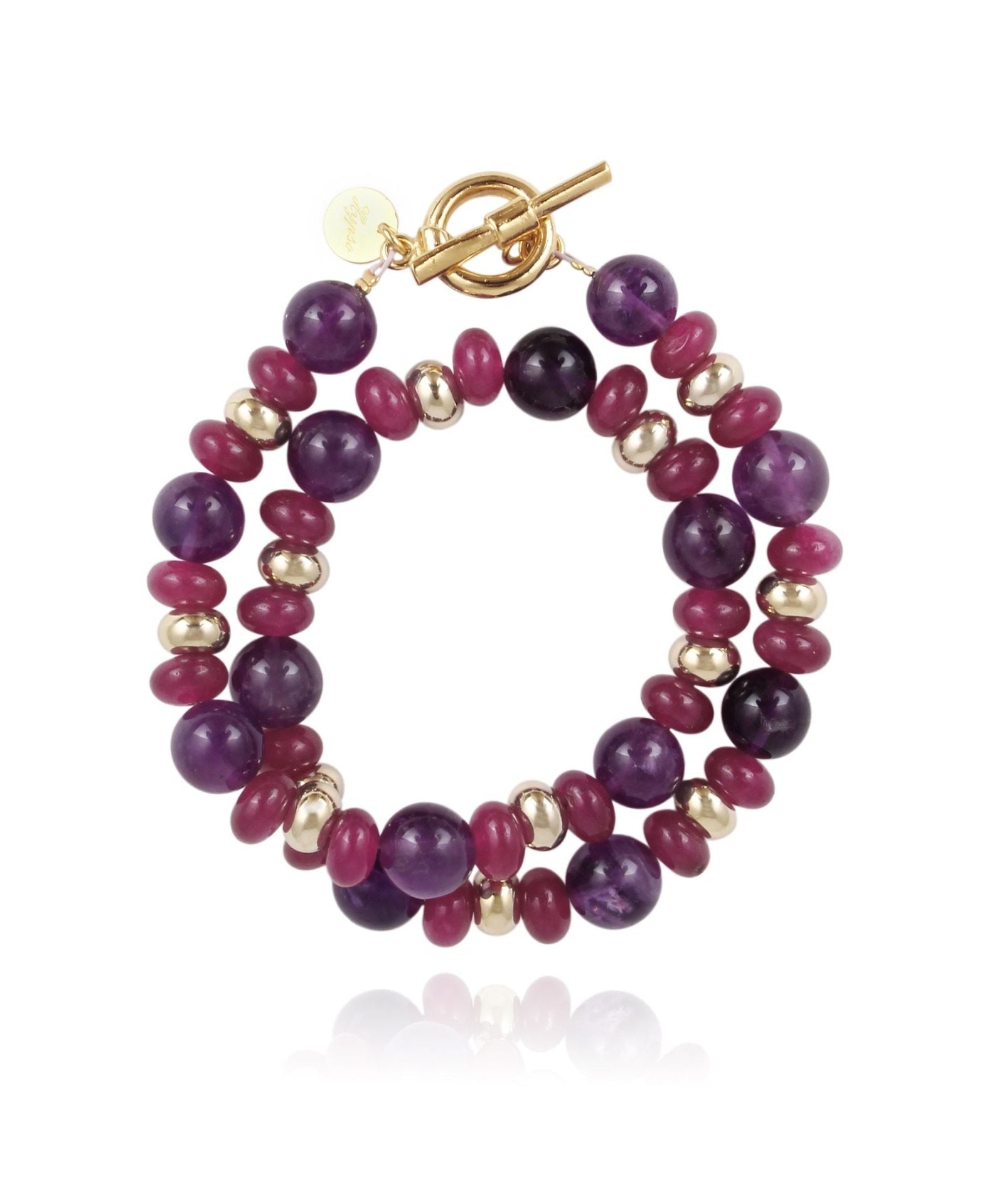 HYPSO PARIS - NICOLE Bracelet | Pink & Purple