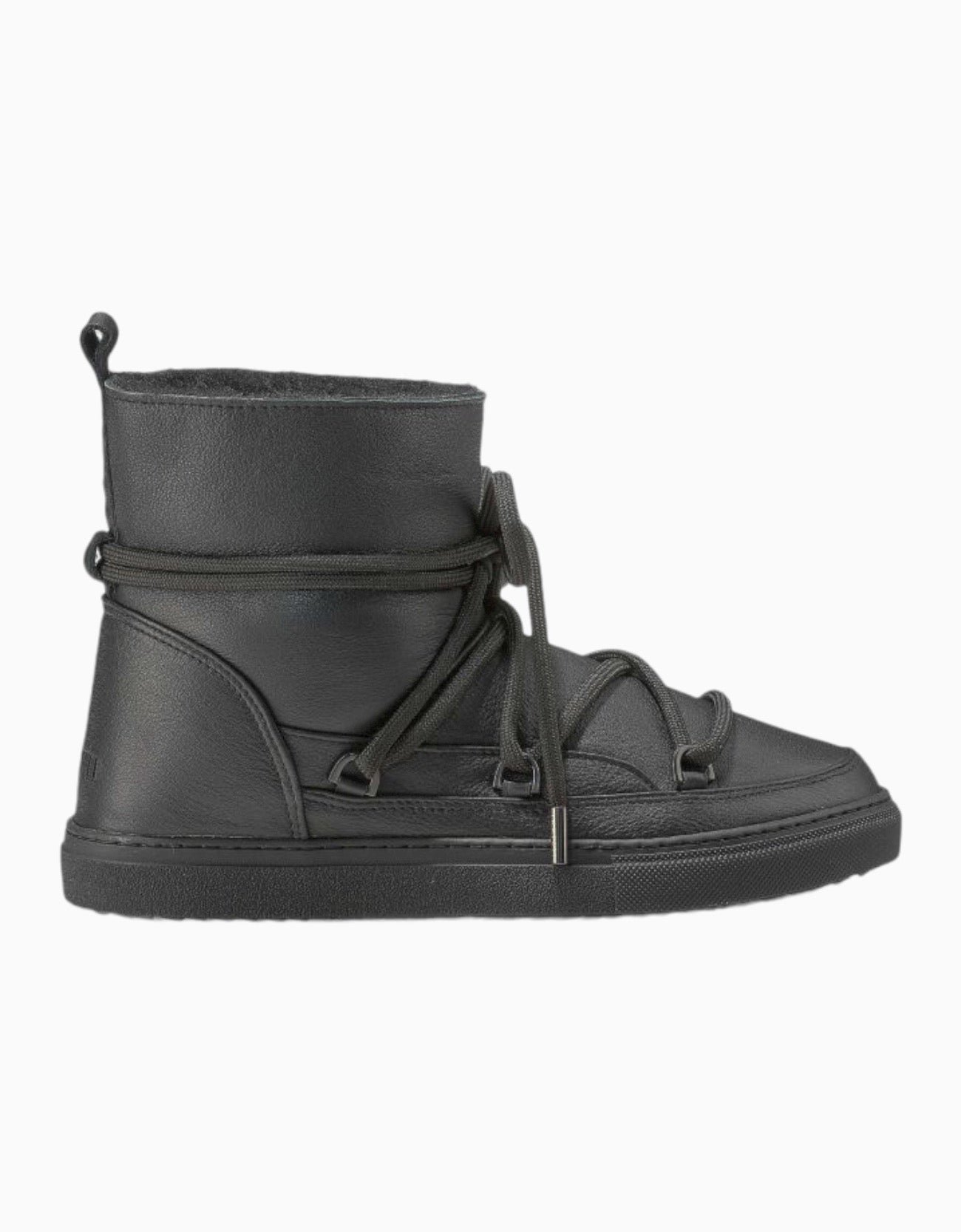 INUIKII - Full Leather Sneakers | Black