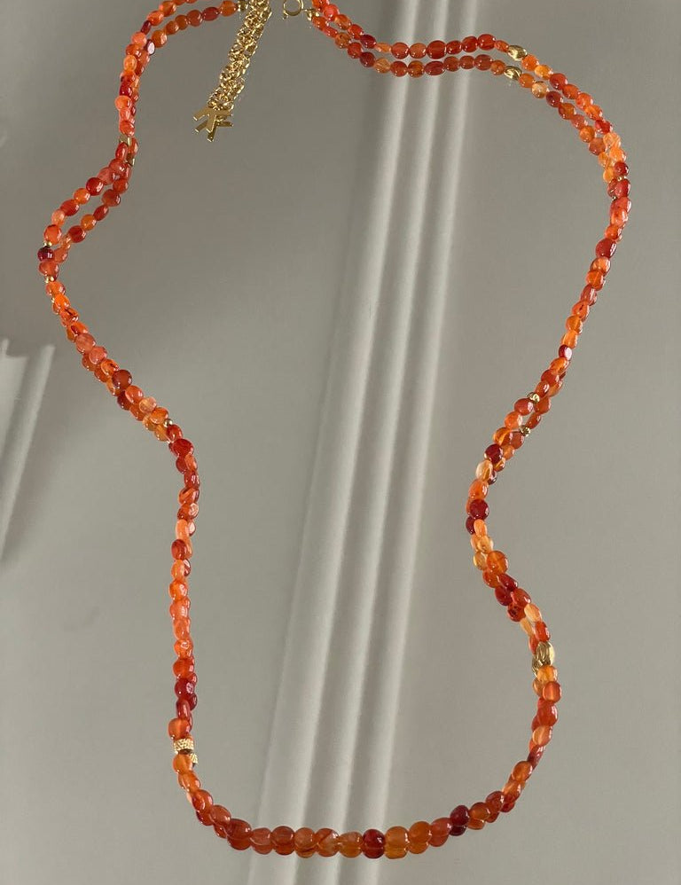 KARMA BY HANNA - Ciottolo Carnelian Bracelet