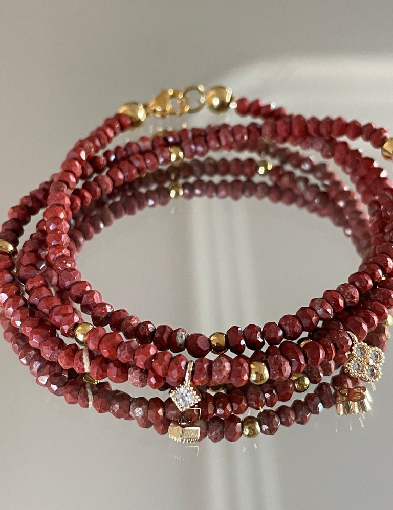 KARMA BY HANNA - Good luck Jasper Bracelet