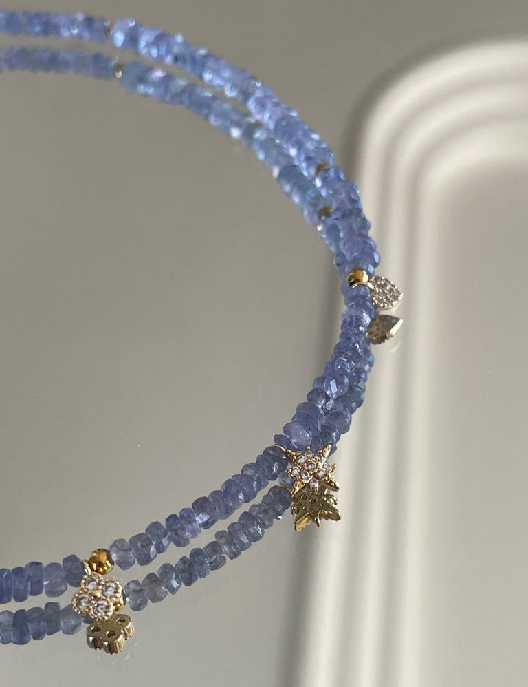 KARMA BY HANNA - Good luck Tanzanite Bracelet