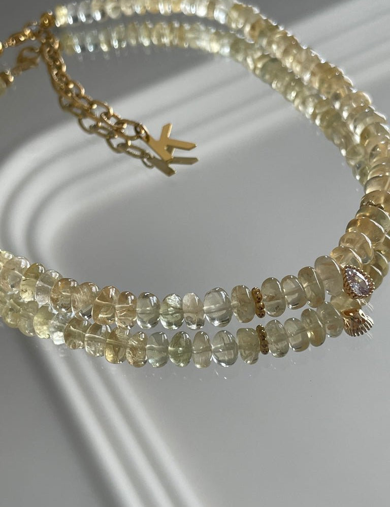 KARMA BY HANNA - Gota Citrine Necklace