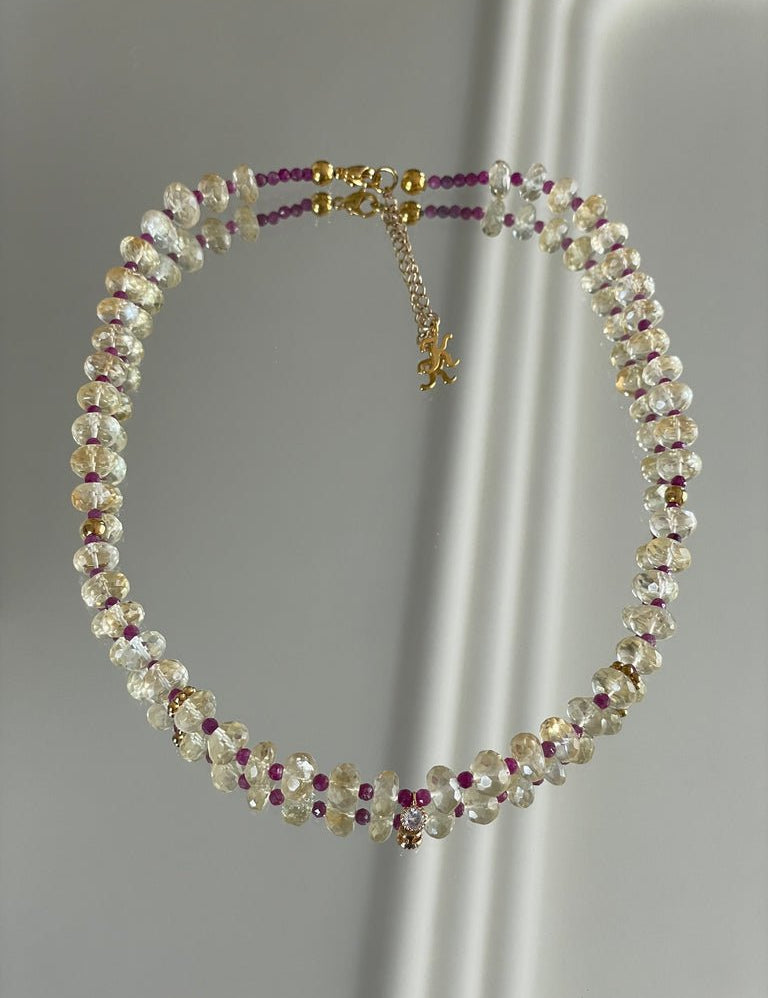 KARMA BY HANNA - Gota Rubis Necklace