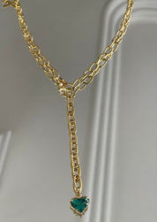 KARMA BY HANNA - Green lover Necklace