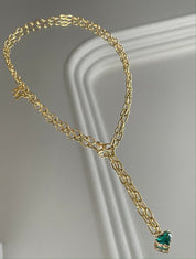 KARMA BY HANNA - Green lover Necklace