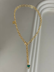 KARMA BY HANNA - Green lover Necklace