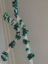 KARMA BY HANNA - Malachite Glasses Chain | Green