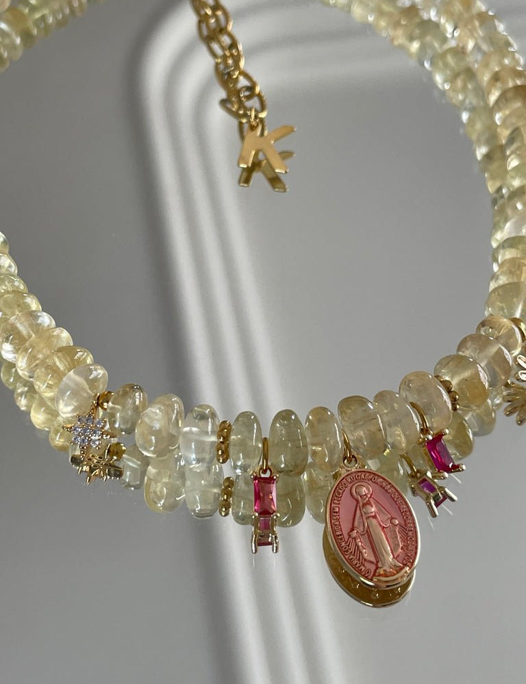 KARMA BY HANNA - Preciozo Citrine Necklace