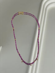 KARMA BY HANNA - Quadra Ruby Necklace