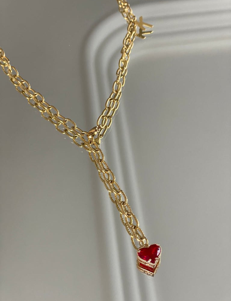 KARMA BY HANNA - Red Lover Necklace