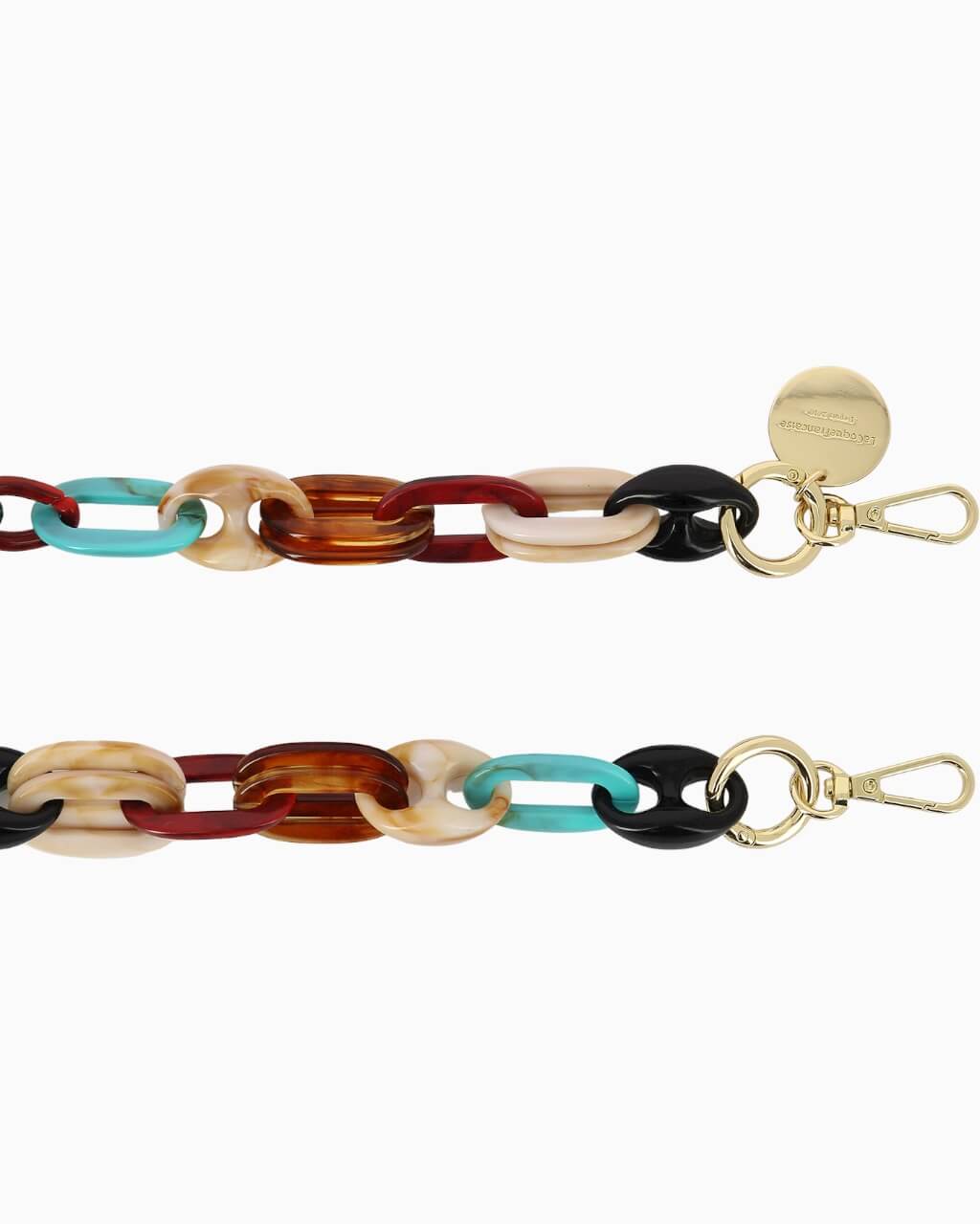 【LA COQUE FRANCAISE】 CHAIN MIX ストラップ La Coque Française | Ambre Smartphone Strap – 99things