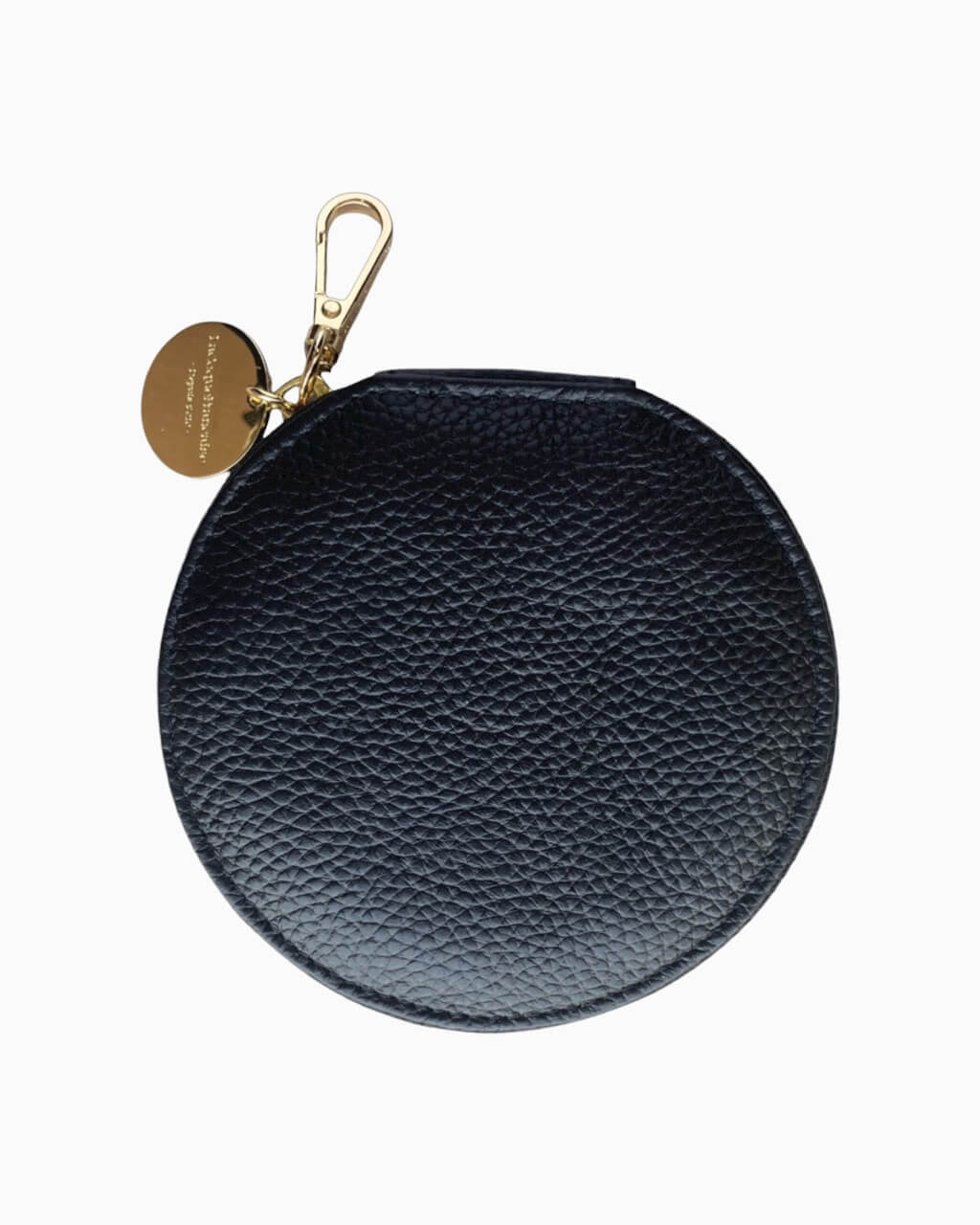 LA COQUE FRANCAISE - Circle Leather Wallet | Black
