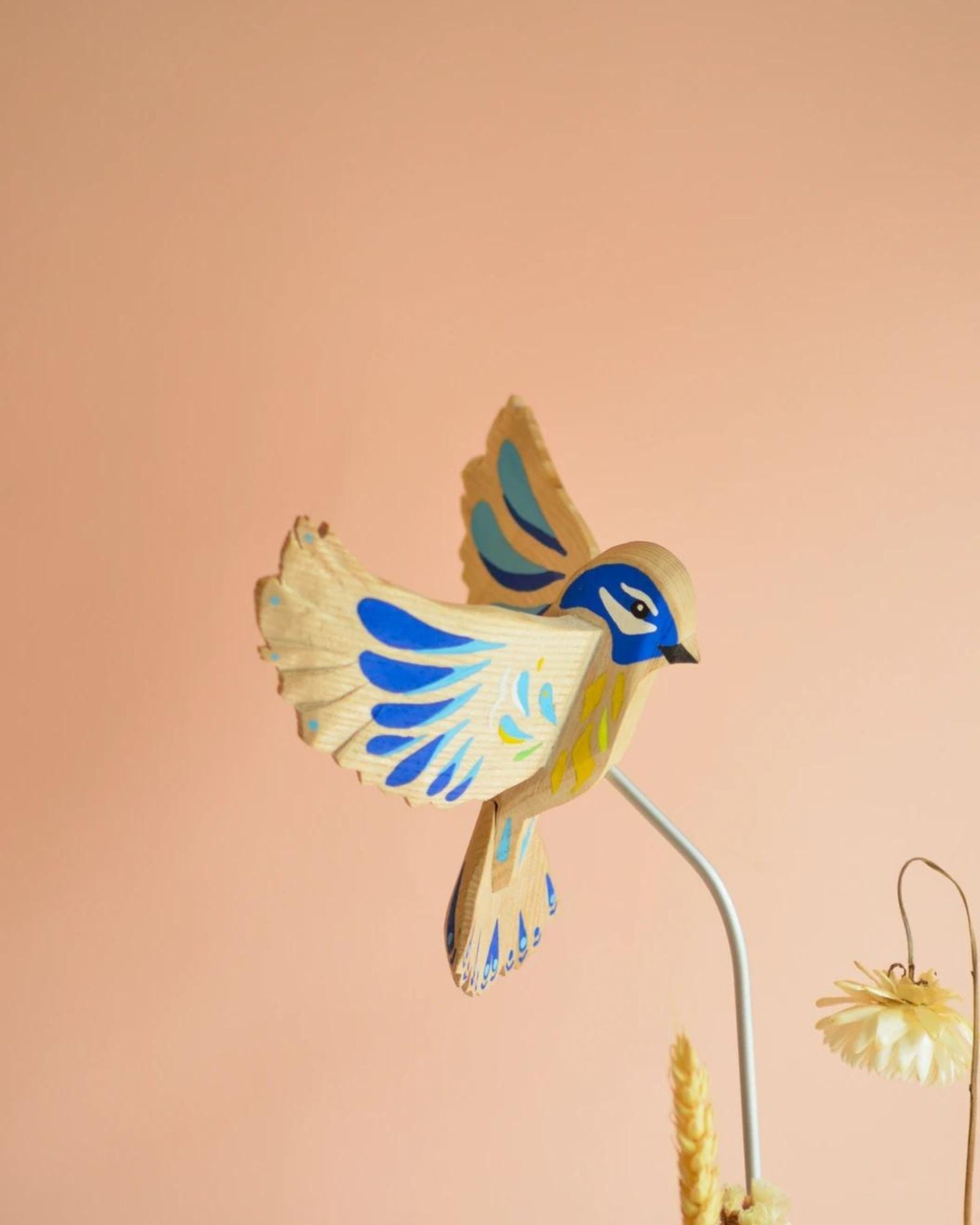 La Petite Hirondelle - Blue Tit Bird Sculpture