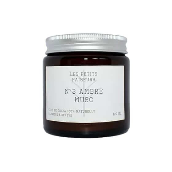 LES PETITS FAISEURS - N°3 Amber - Musk Candle (30h)