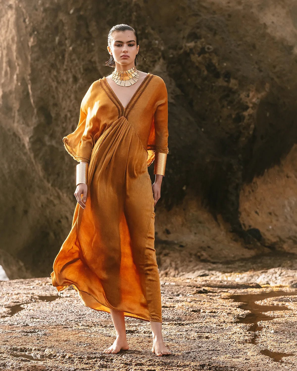 Mesdemoisellesparis - Dress Volra - Ocre