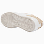 Underside of the Nubikk Buxton Basket sneaker in sand, showing the cream EVA sole tread.