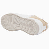 Underside of the Nubikk Buxton Basket sneaker in sand, showing the cream EVA sole tread.