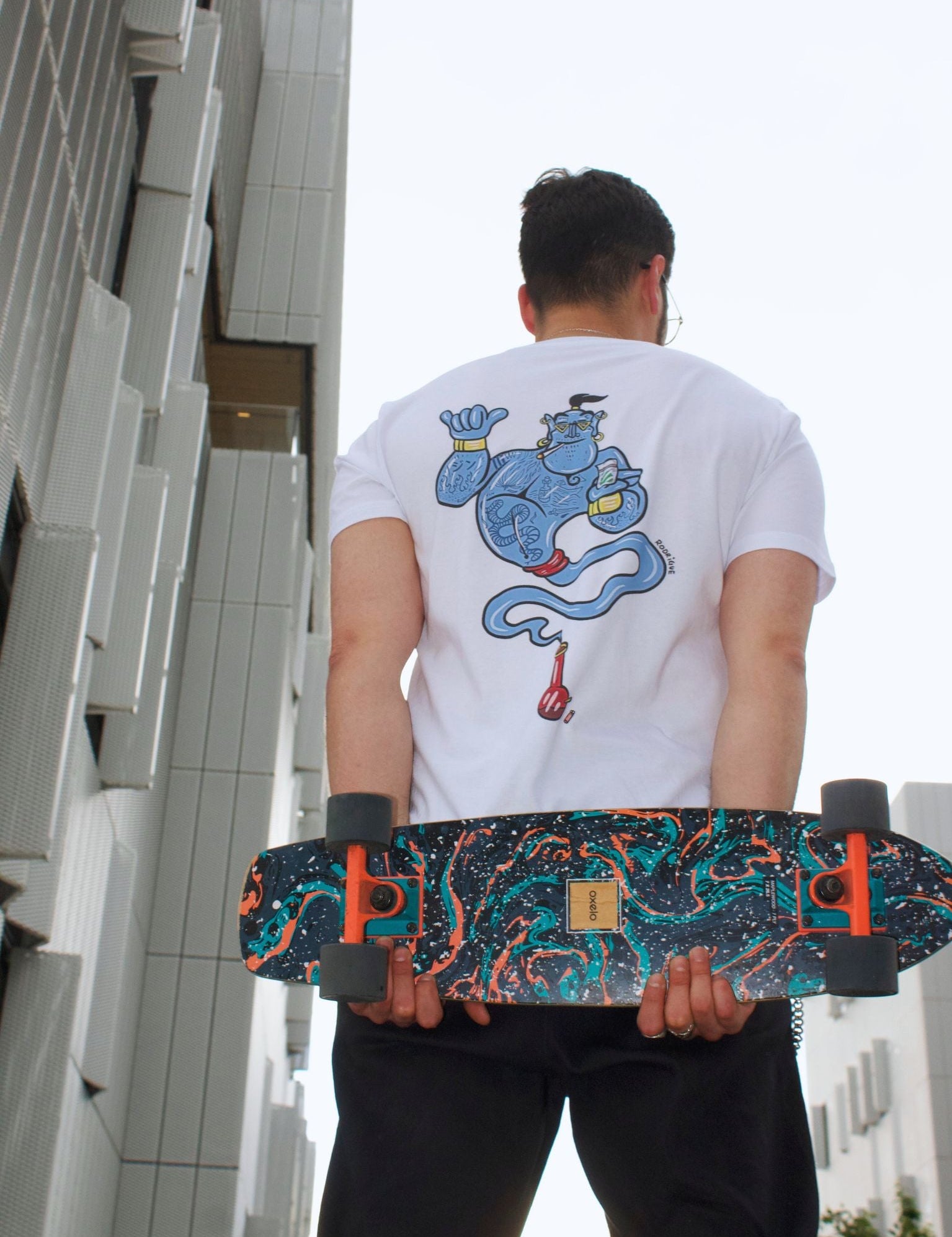 Rodrigue Artist - Printed Cotton-Jersey T-Shirt | Bad Genie
