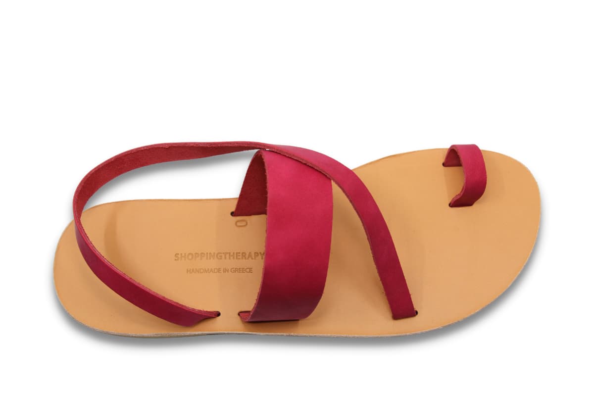 SHOPPING THERAPY - PATMOS Nubuck Sandals | Fuchsia Pink