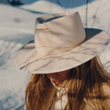 VAN PALMA - ANNA Felt Fedora | Off White
