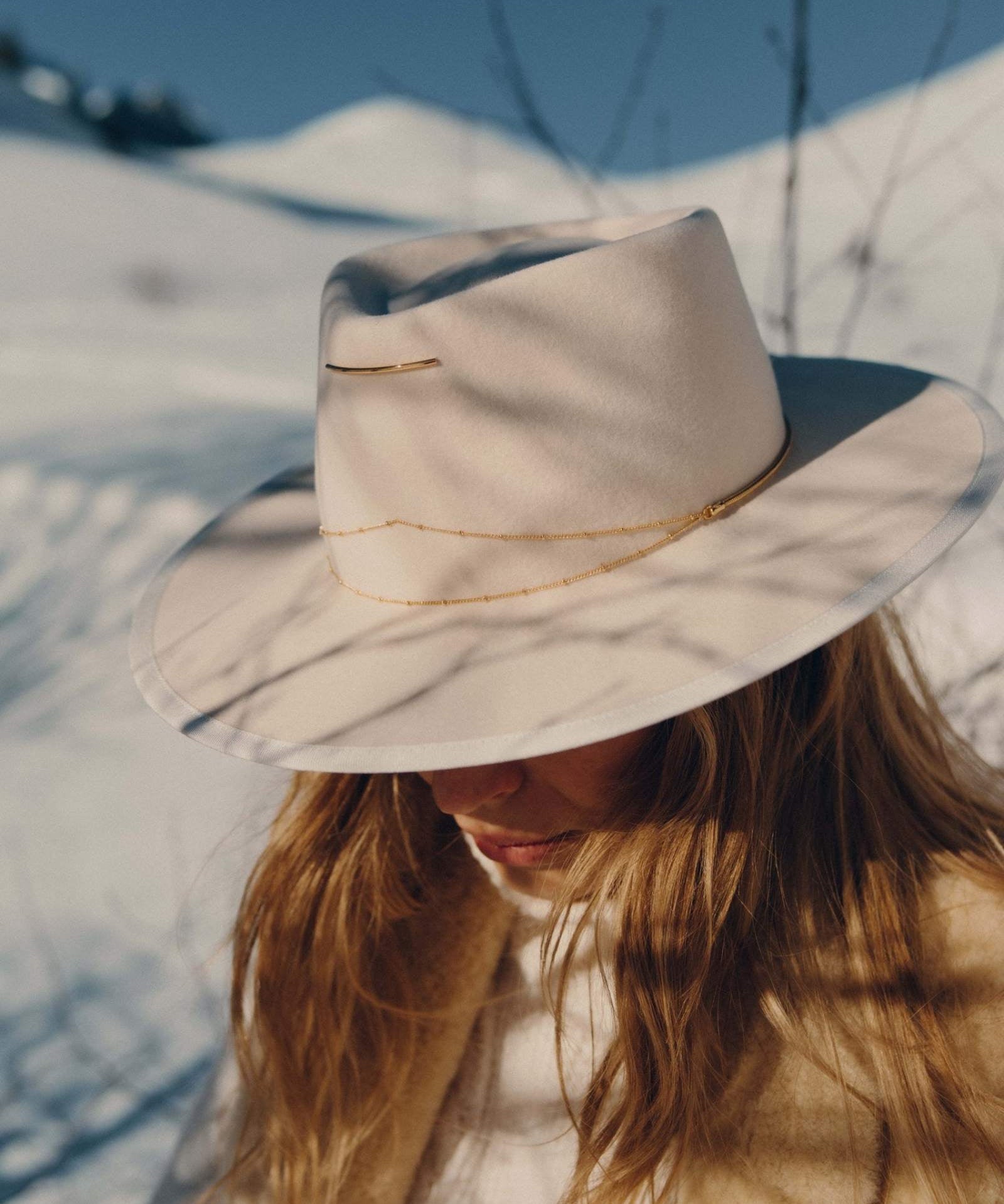 VAN PALMA - ANNA Felt Fedora | Off White