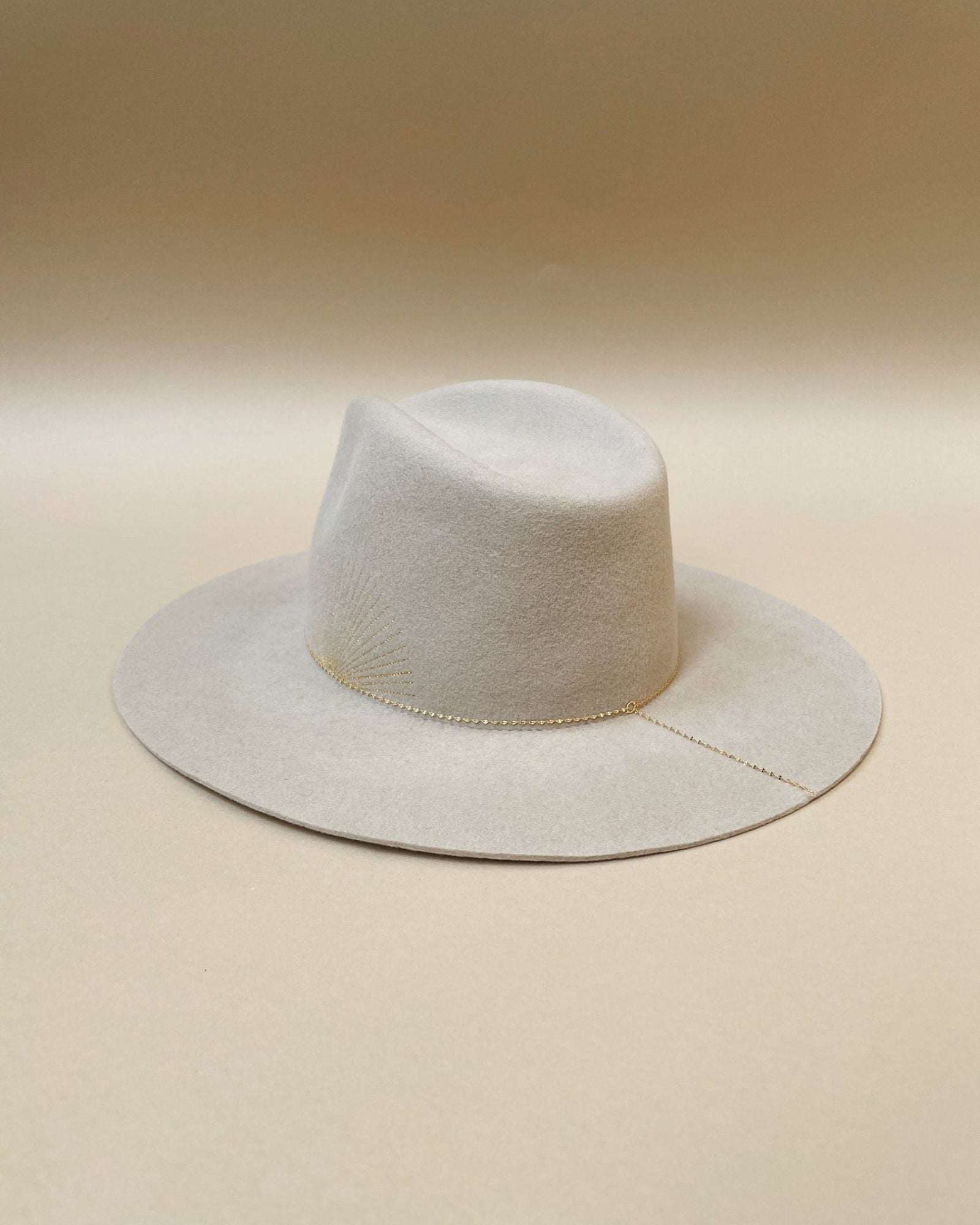 VAN PALMA - BASILE Embroidered Fedora | Ivory
