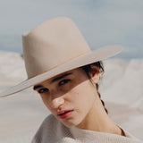 VAN PALMA - BASILE Embroidered Fedora | Ivory