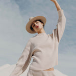 VAN PALMA - BASILE Embroidered Fedora | Ivory