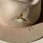 VAN PALMA - DAKOTA Embroidered Fedora | Light Beige